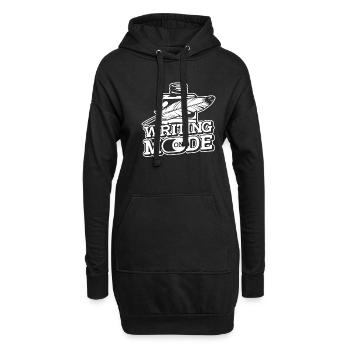 Schriftsteller Autor - Hoodie-Kleid - Schwarz - Vorne