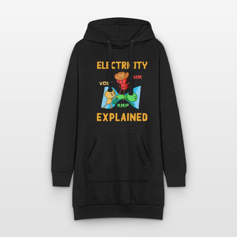 Electrician Electrical Engineer Electronics Technician Hoodie Dress