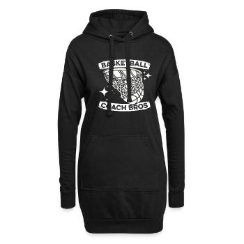 Basketballtrainer Basketball Trainer Coach - Hoodie-Kleid - Schwarz - Vorne