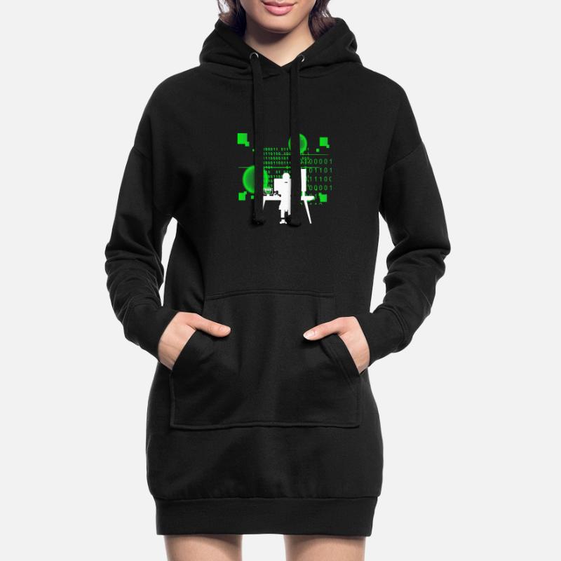 Programmierer Coder Software Entwickler Hoodie-Kleid
