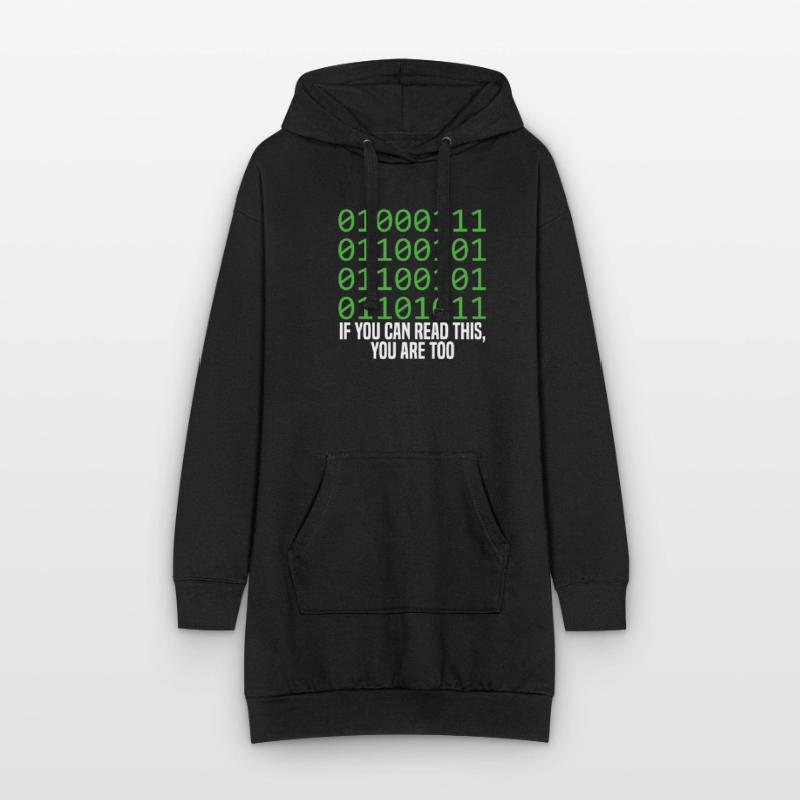 Programmierer Coder Software Entwickler Hoodie-Kleid