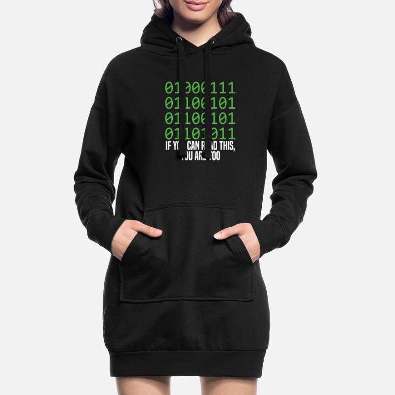 Programmierer Coder Software Entwickler Hoodie-Kleid