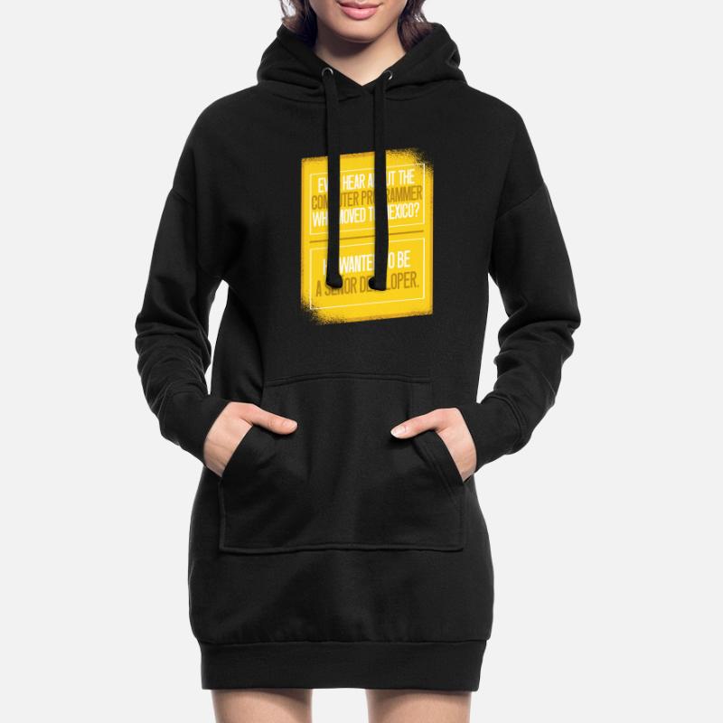 Programmeur Coder Développeur de logiciels Sweat-shirt à capuche long Femme