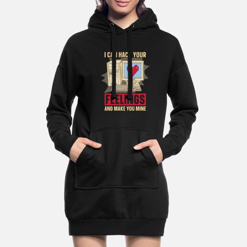 Programmeur Coder Développeur de logiciels Sweat-shirt à capuche long Femme