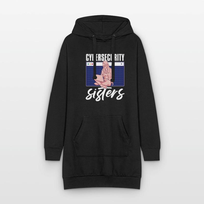 Programmeur Coder Développeur de logiciels Sweat-shirt à capuche long Femme