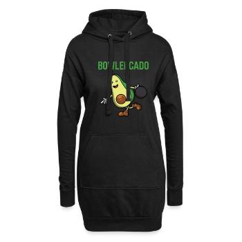 Bowling - Sweat-shirt à capuche long Femme - noir - Devant