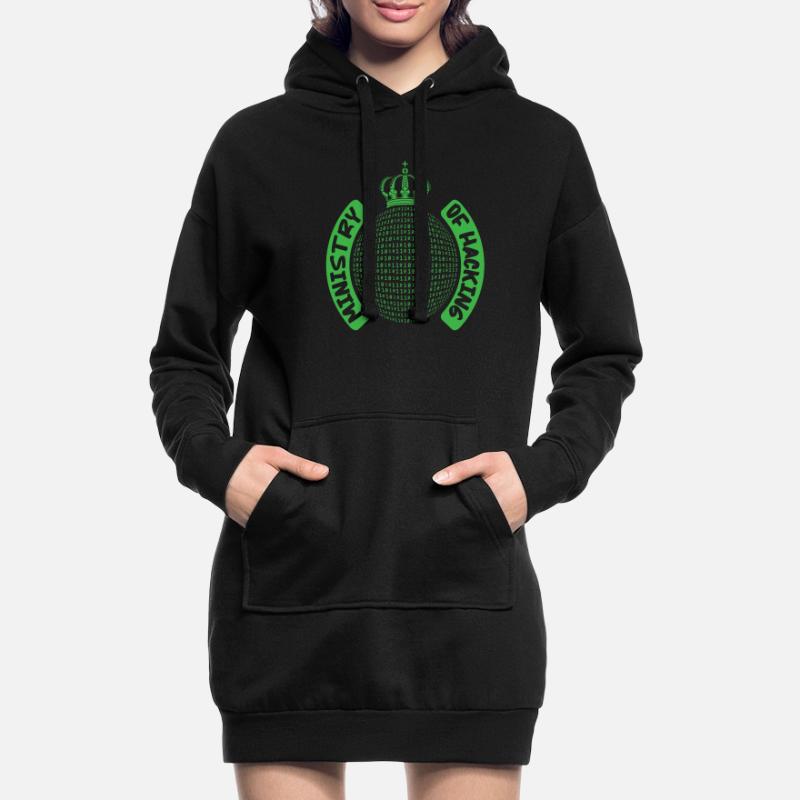 Programmeur Coder Développeur de logiciels Sweat-shirt à capuche long Femme