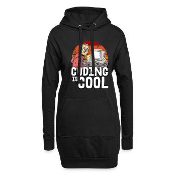 Programmer Coder Software Developer - Hoodie Dress - black - Front