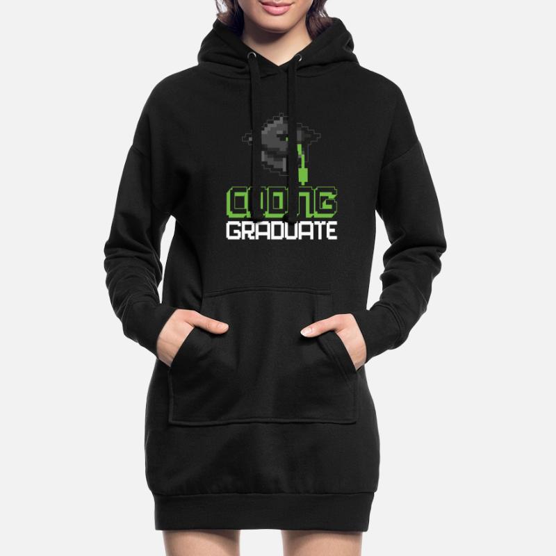 Programmeur Coder Développeur de logiciels Sweat-shirt à capuche long Femme