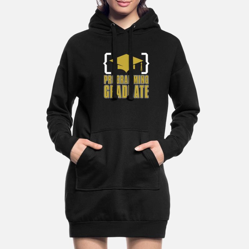 Programmierer Coder Software Entwickler Hoodie-Kleid