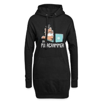 Programmer Coder Software Developer - Hoodie Dress - black - Front