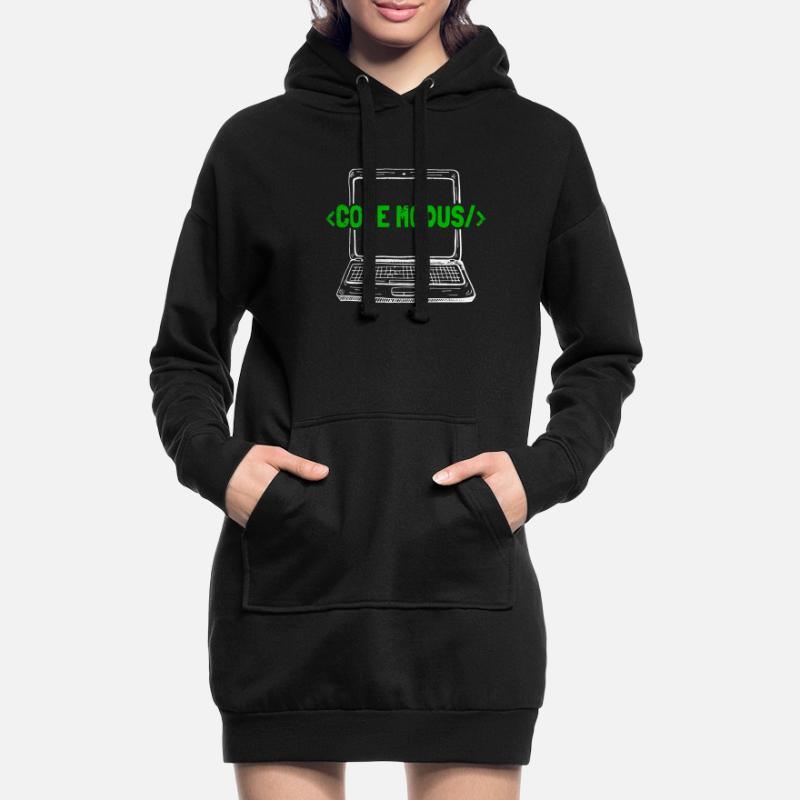 Programmierer Coder Software Entwickler Hoodie-Kleid