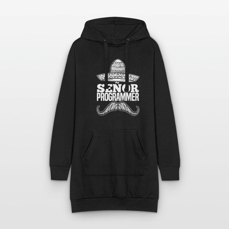 Programmeur Coder Développeur de logiciels Sweat-shirt à capuche long Femme