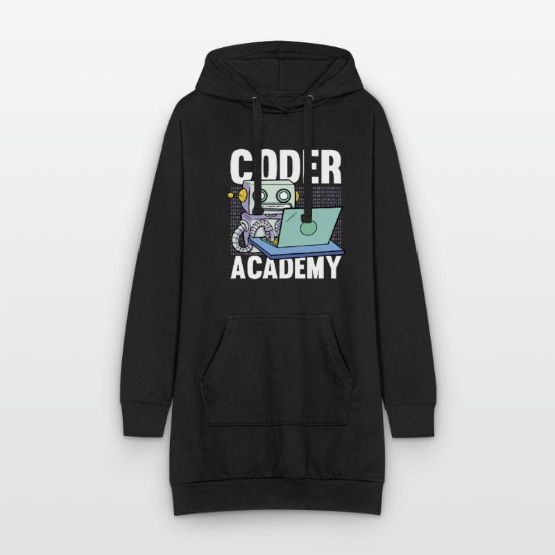 Programmierer Coder Software Entwickler Hoodie-Kleid