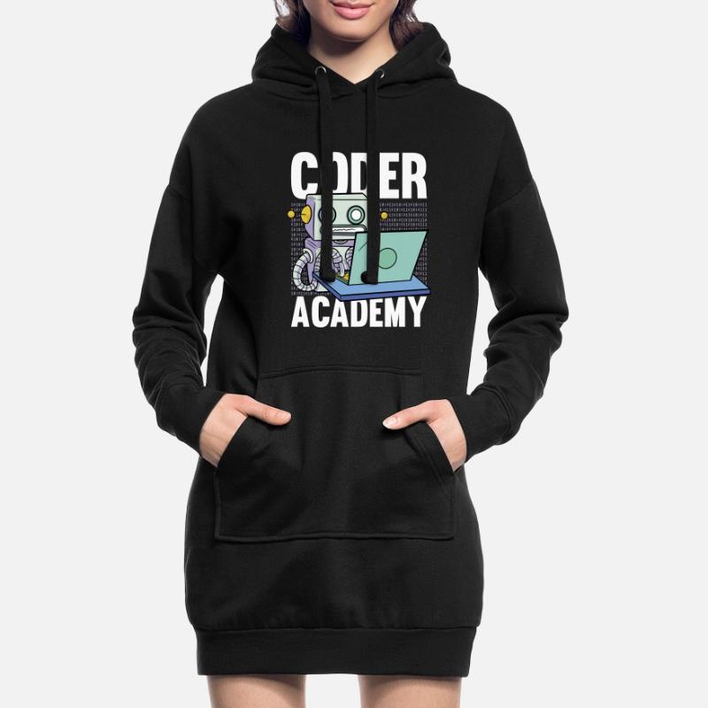Programmierer Coder Software Entwickler Hoodie-Kleid
