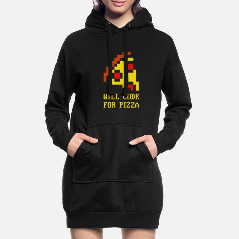 Programmeur Coder Développeur de logiciels Sweat-shirt à capuche long Femme