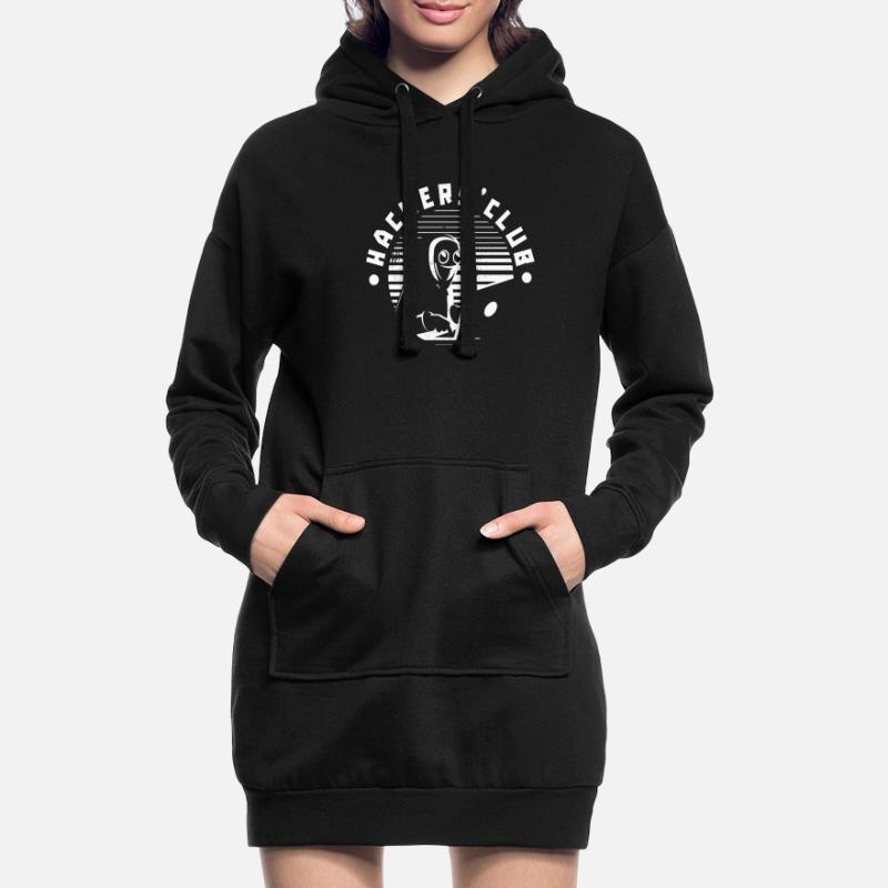 Programmeur Coder Développeur de logiciels Sweat-shirt à capuche long Femme