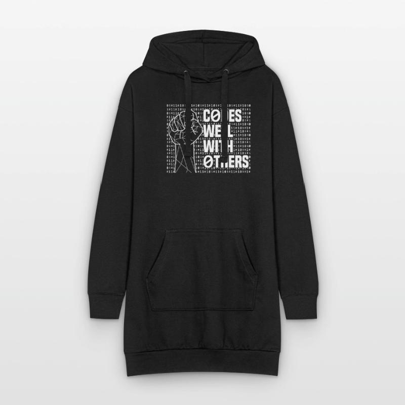 Programmierer Coder Software Entwickler Hoodie-Kleid