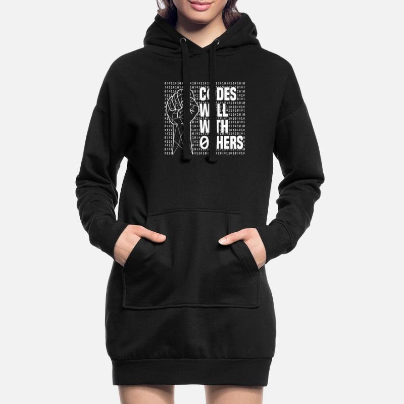 Programmierer Coder Software Entwickler Hoodie-Kleid
