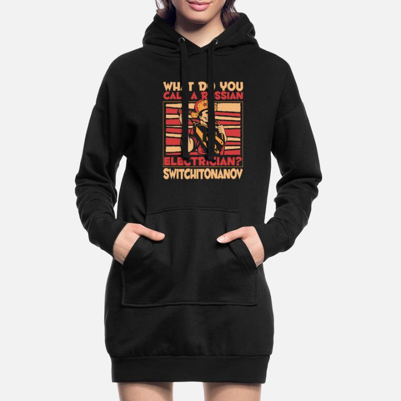 Electrician Electrical Engineer Electronics Technician Hoodie Dress