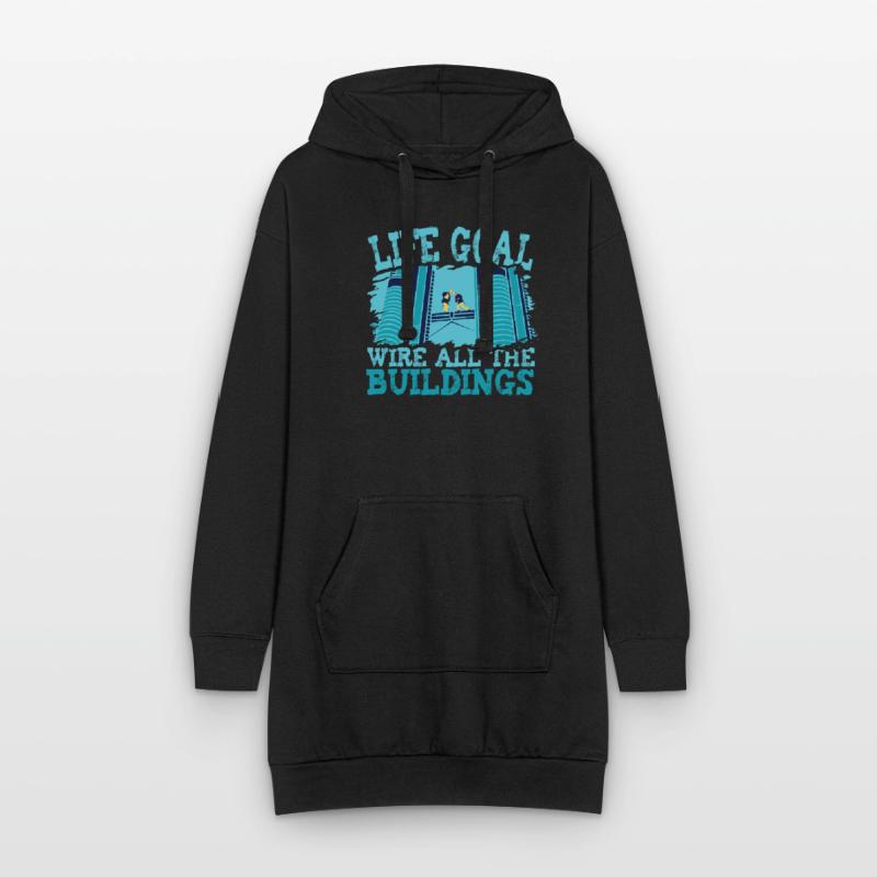 Electrician Electrical Engineer Electronics Technician Hoodie Dress