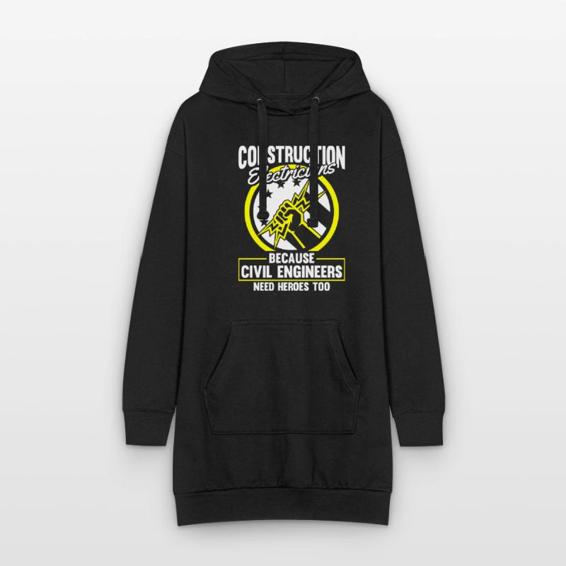 Electrician Electrical Engineer Electronics Technician Hoodie Dress