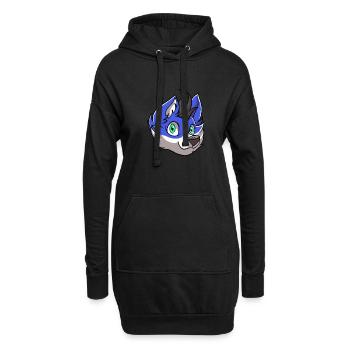 Furry Fandom Fursuits - Sweat-shirt à capuche long Femme - noir - Devant