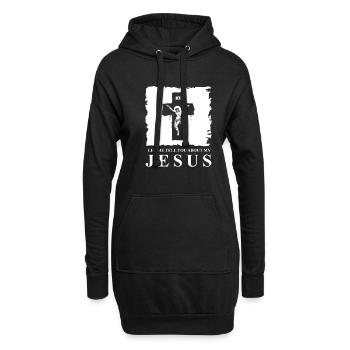 Professeur de religion Éducation religieuse - Sweat-shirt à capuche long Femme - noir - Devant