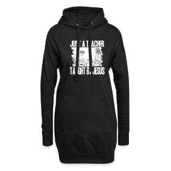 Professeur de religion Éducation religieuse - Sweat-shirt à capuche long Femme - noir - Devant
