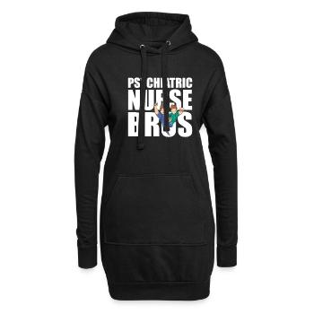 Infirmier - Sweat-shirt à capuche long Femme - noir - Devant