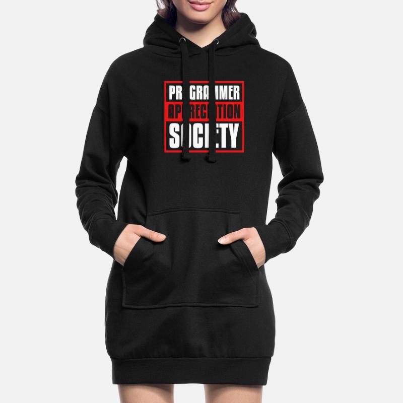 Société des programmeurs de développeurs Coder Sweat-shirt à capuche long Femme