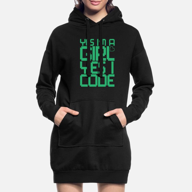 Developer Coder Programmer Girl Hoodie Dress