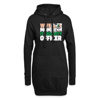 Entwickler Coder Programmierer Mama - Hoodie-Kleid - Schwarz - Vorne