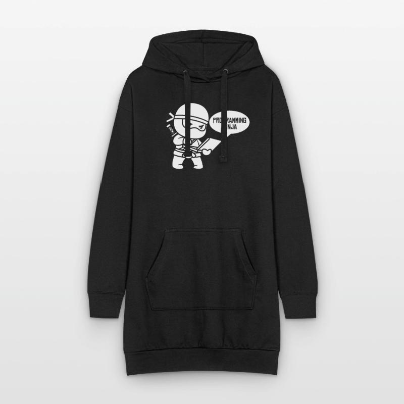 Developer Coder Programmer Ninja Hoodie Dress