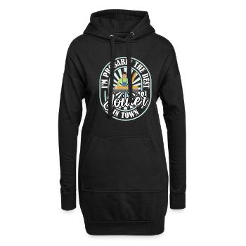 Tischler Schreiner Witzig - Hoodie-Kleid - Schwarz - Vorne