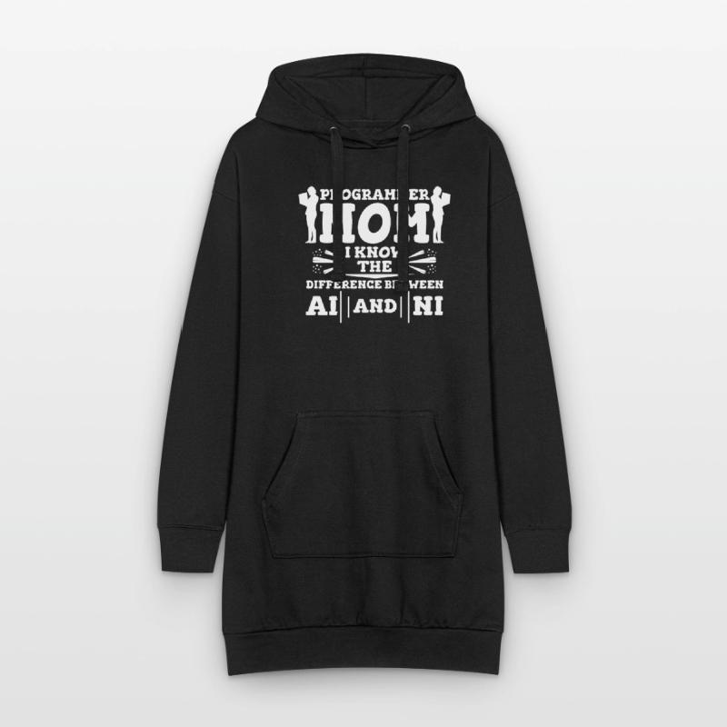 Entwickler Coder Programmierer Mama Hoodie-Kleid
