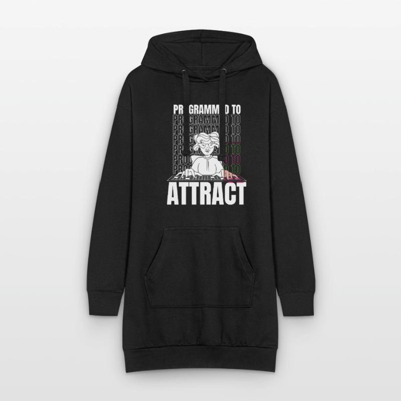 Développeur Coder Programmeur Drôle Sweat-shirt à capuche long Femme
