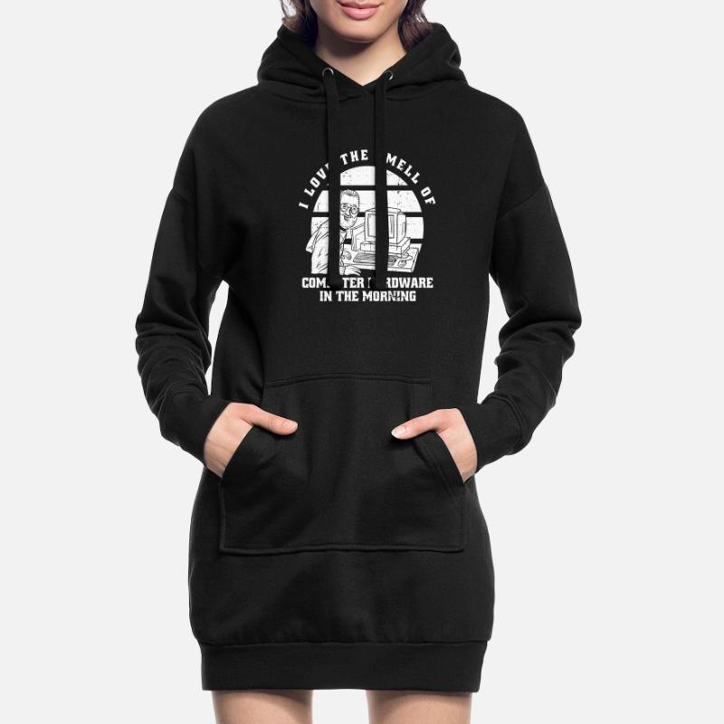 Entwickler Coder Programmierer Computer Hoodie-Kleid