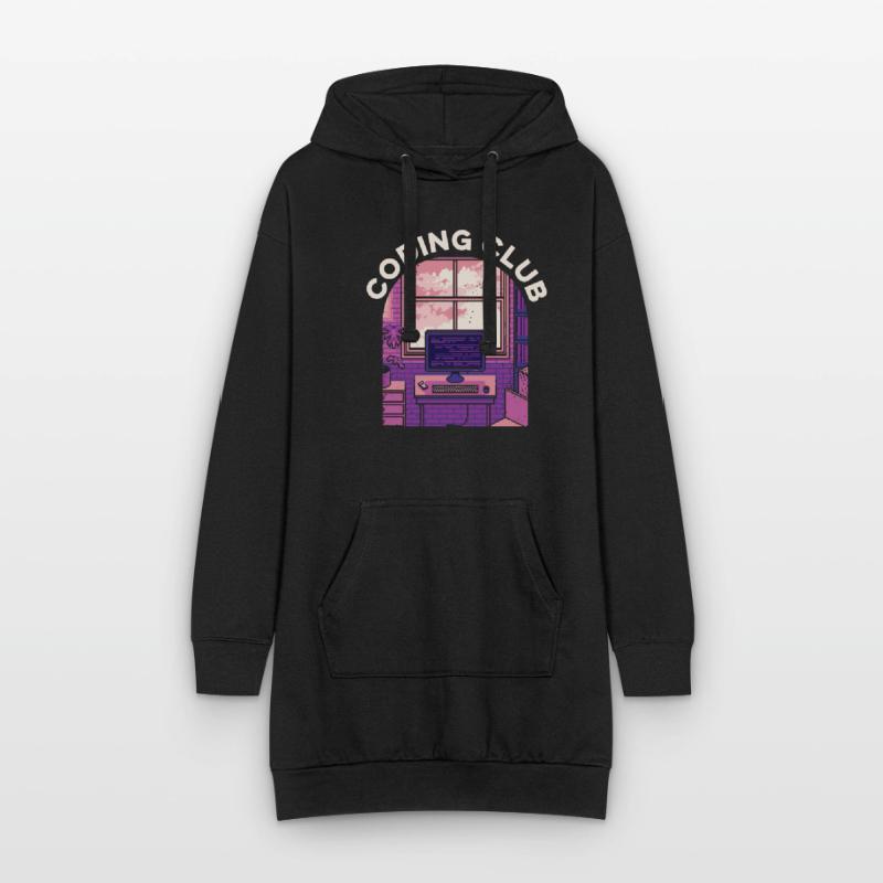 Association des programmeurs de développeurs codeurs Sweat-shirt à capuche long Femme