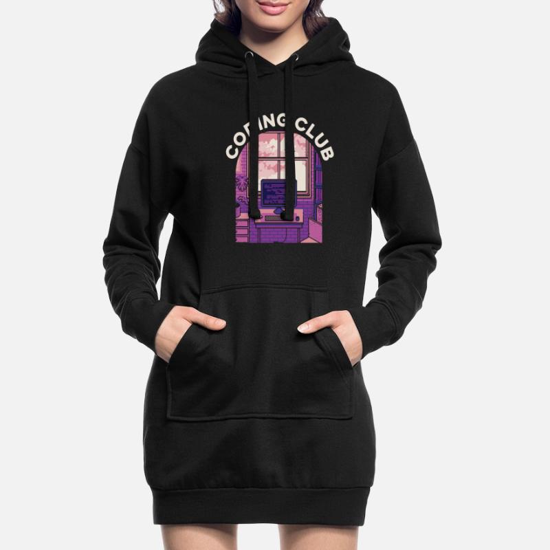 Association des programmeurs de développeurs codeurs Sweat-shirt à capuche long Femme