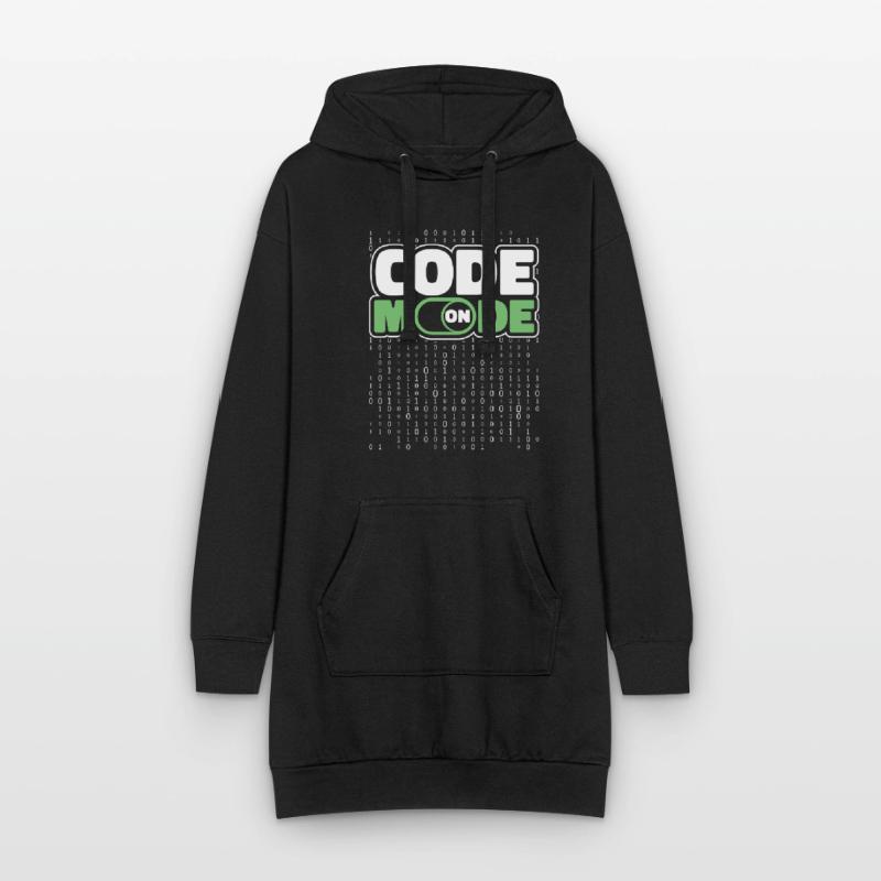 Développeur Coder Programmeur Mode Sweat-shirt à capuche long Femme