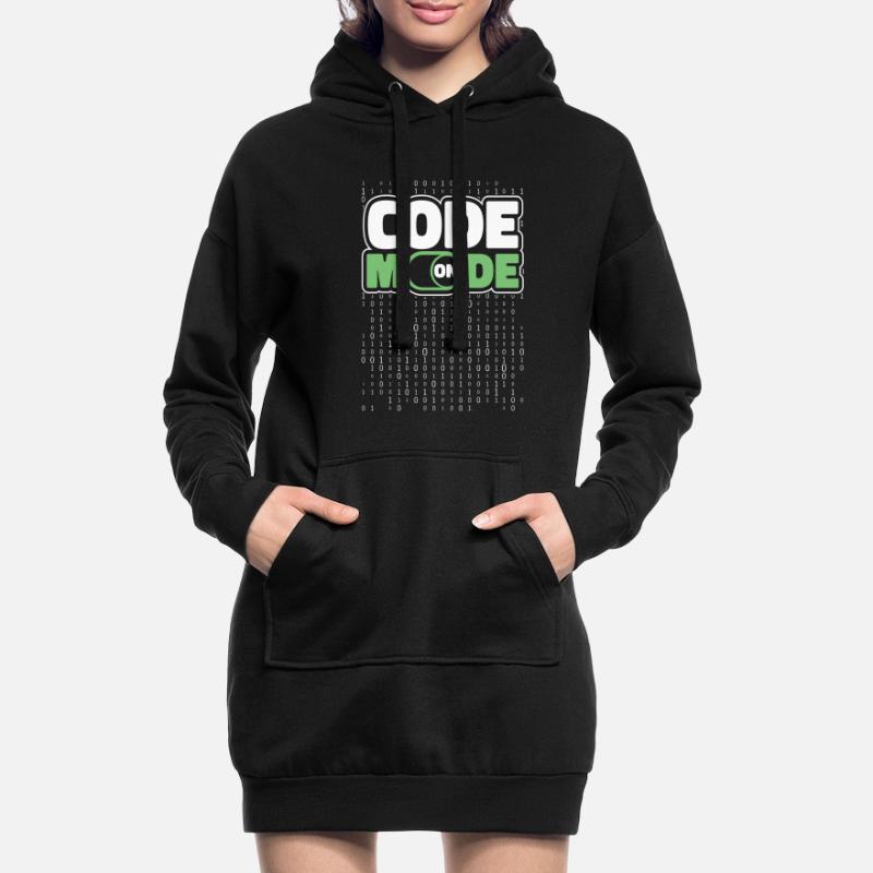 Développeur Coder Programmeur Mode Sweat-shirt à capuche long Femme