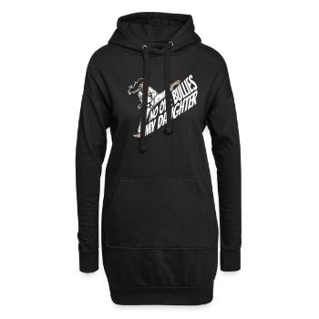 Taekwondo Père Taekwondo - Sweat-shirt à capuche long Femme - noir - Devant