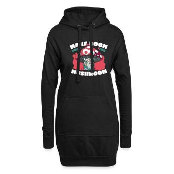 Cueilleurs de champignons Champignons Nain de champignons - Sweat-shirt à capuche long Femme - noir - Devant