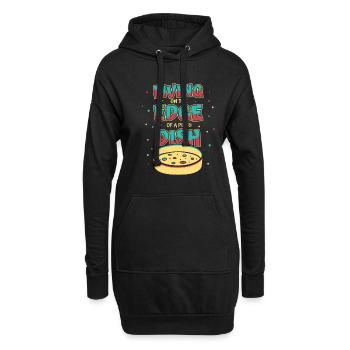 Biologie Biologe Petri - Hoodie-Kleid - Schwarz - Vorne