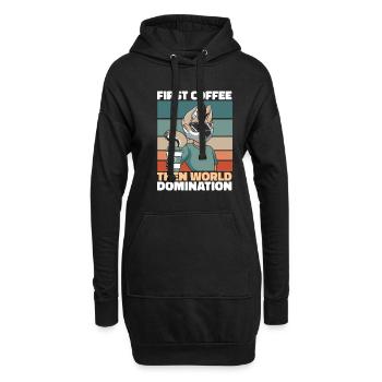 Furry Fandom Fursuits Café - Sweat-shirt à capuche long Femme - noir - Devant