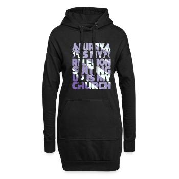 Furry Fandom Fursuits - Sweat-shirt à capuche long Femme - noir - Devant
