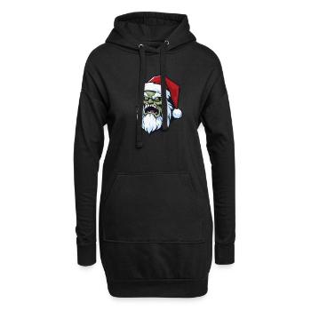 Zombie Halloween - Sweat-shirt à capuche long Femme - noir - Devant