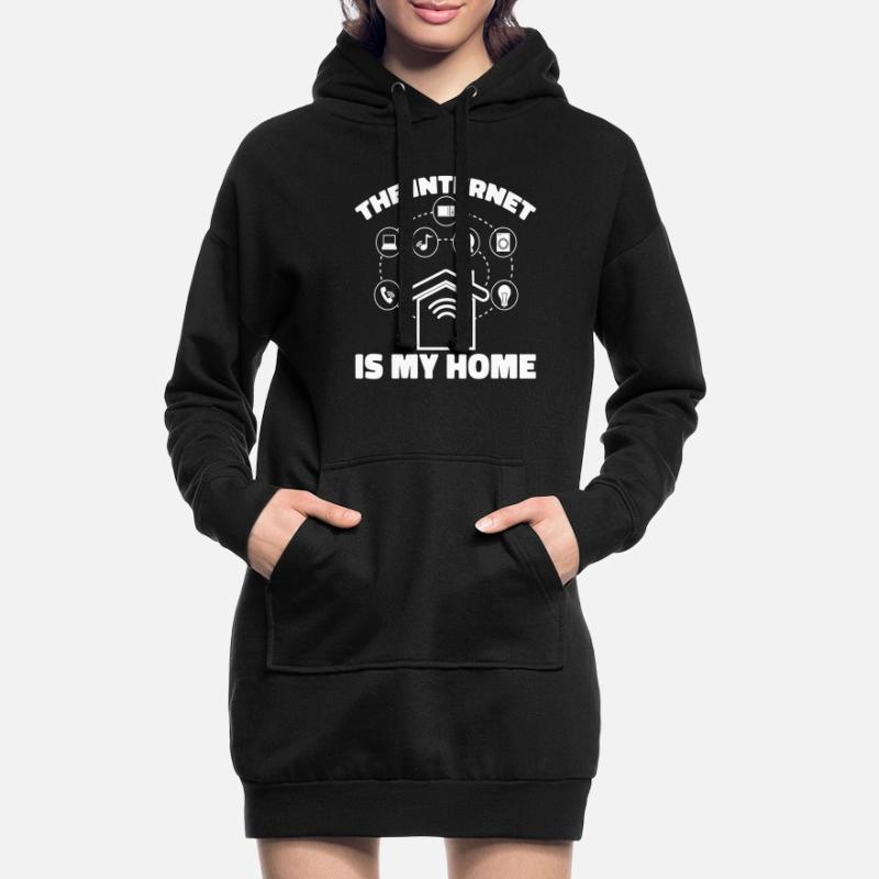 Web Entwickler Webdeveloper Internet Hoodie-Kleid