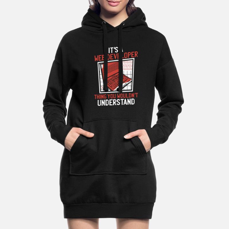 Web Developer Web Developer Funny Hoodie Dress